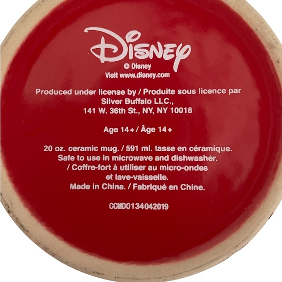 Disney Minnie Mouse Rock the Dots Ceramic Coffee Mug 14oz - Picture 6 of 6